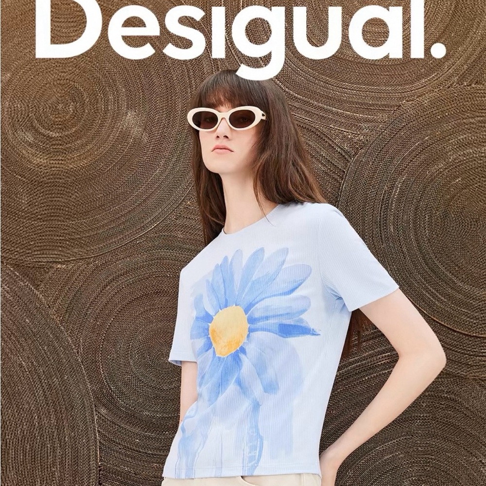 Desigual sunflower tshirt